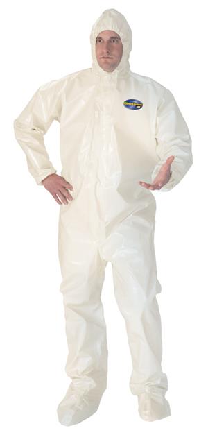 KLEENGUARD A80 COVERALL HOOD AND BOOTS - Chemical Protective Apparel